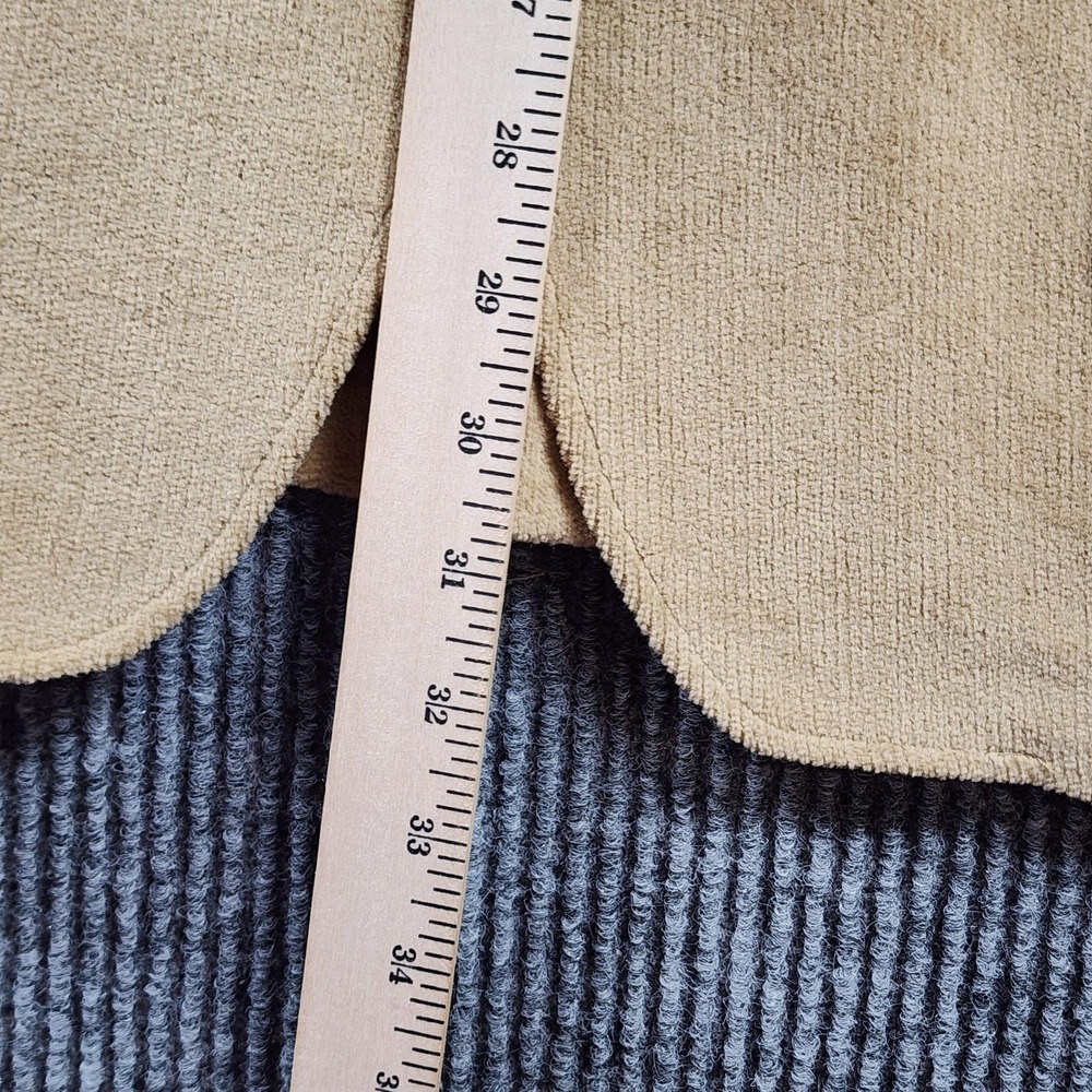 Vintage Towncraft Blazer 40R Tan Corduroy Sport Coat Suede Trim Western Jacket - Picture 9 of 15